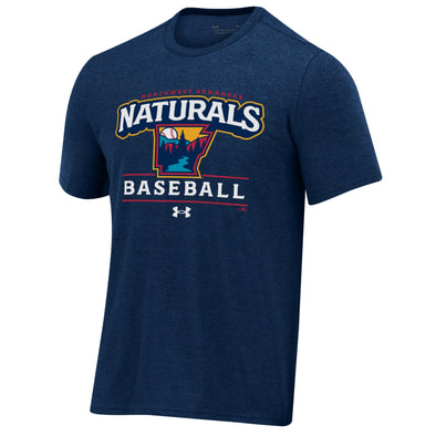 Naturals UA Primary Logo Navy All Day Tee