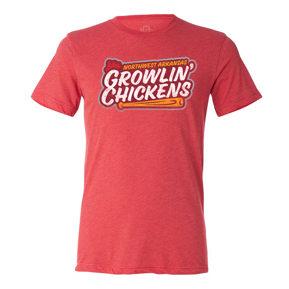 Growlin Chickens Primary Logo Vintage Tee