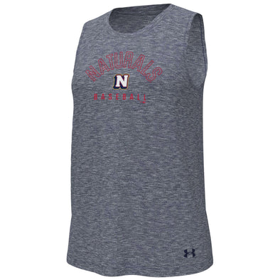 Womens Nats Baseball Breeze Navy Tank
